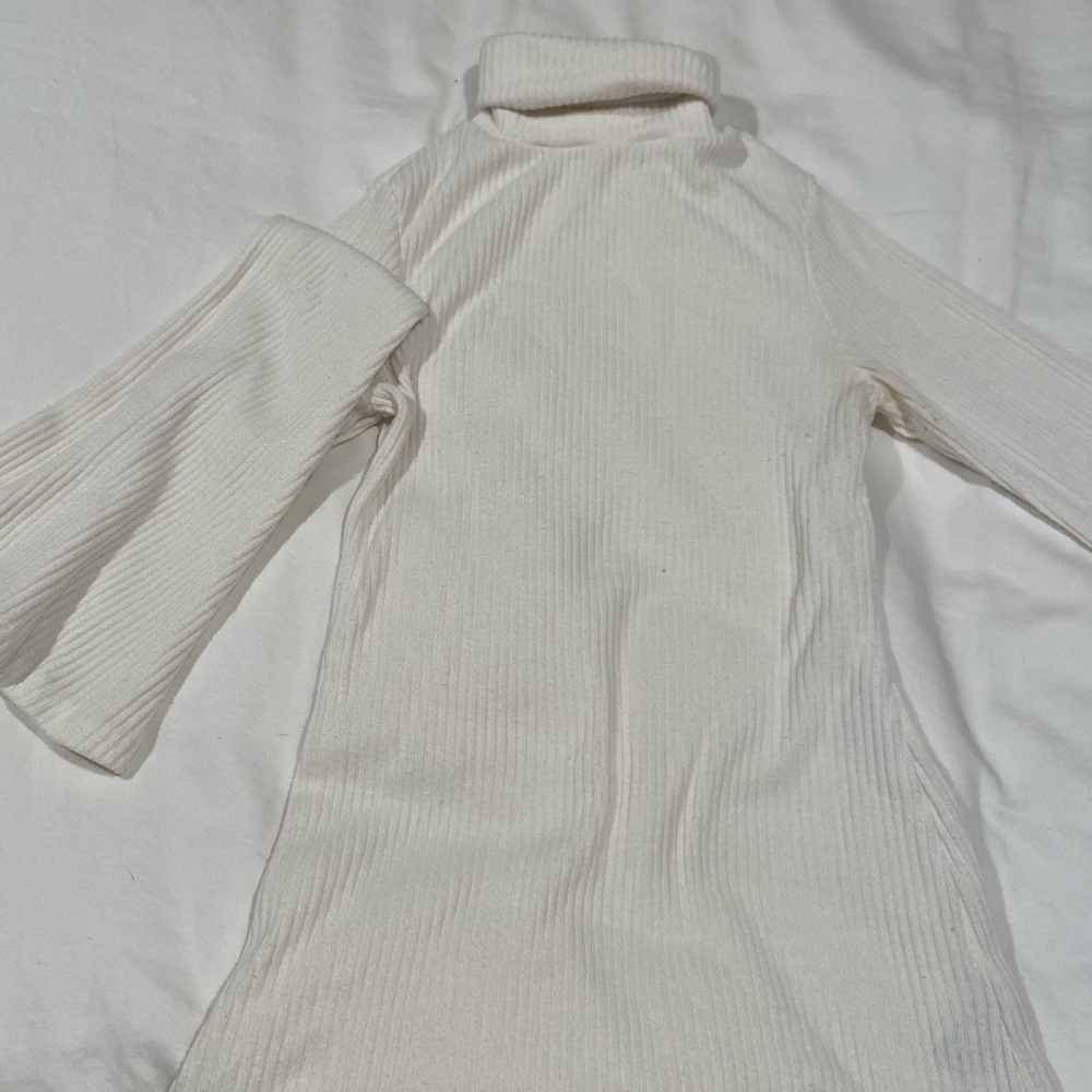 White Turtleneck Sweater